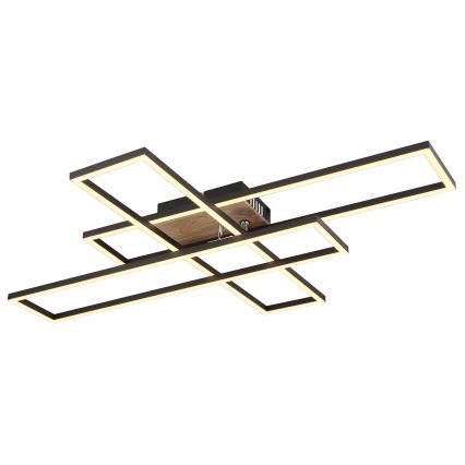 Globo - Φωτιστικό οροφής LED LED/40W/230V 3000K 60x80 cm μαύρο
