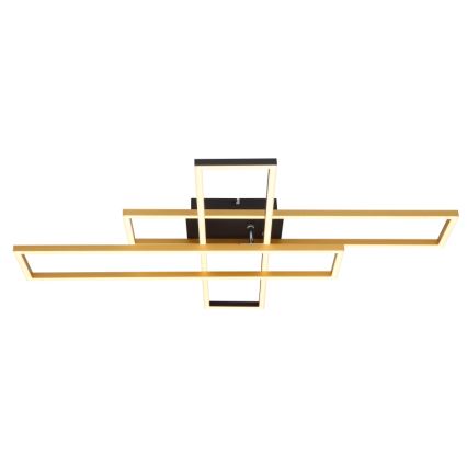 Globo - Φωτιστικό οροφής LED LED/40W/230V 3000K 60x80 cm μαύρο/χρυσό