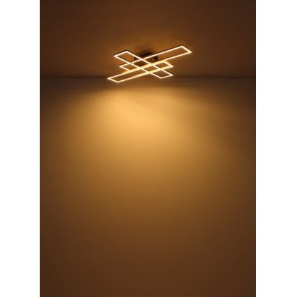 Globo - Φωτιστικό οροφής LED LED/40W/230V 3000K 60x80 cm μαύρο/χρυσό
