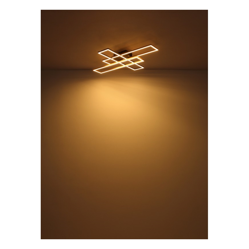 Globo - Φωτιστικό οροφής LED LED/40W/230V 3000K 60x80 cm μαύρο/χρυσό