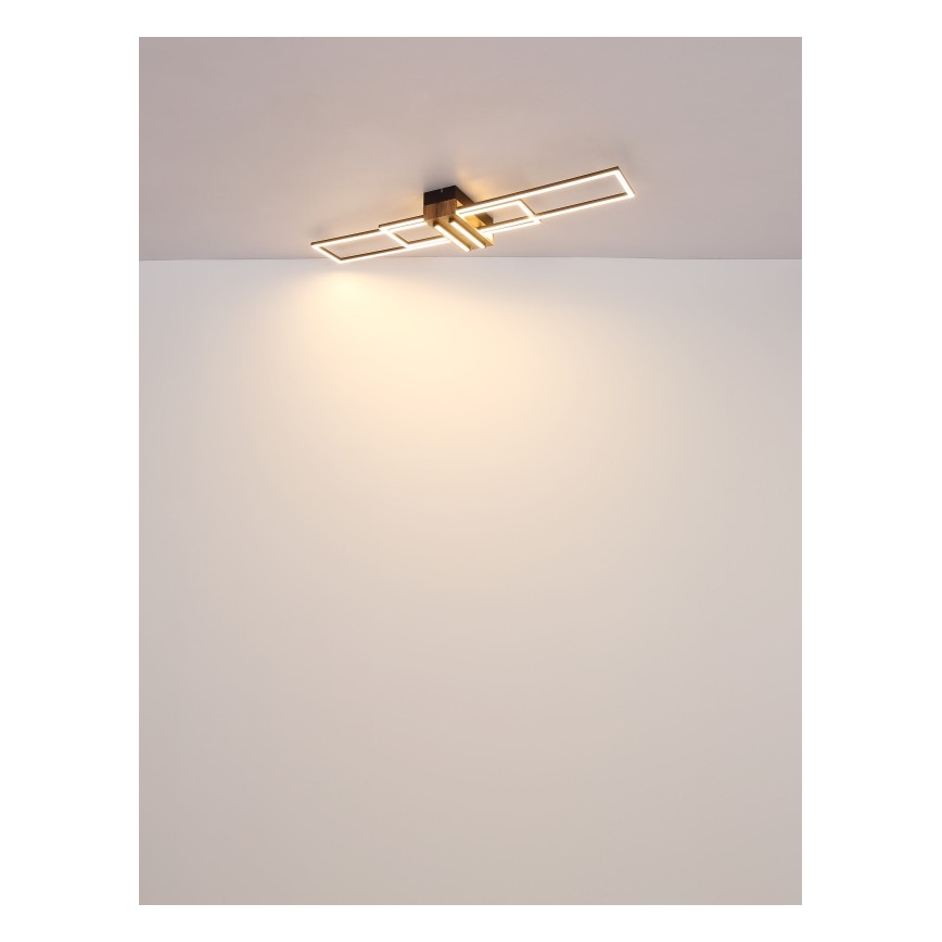 Globo - Φωτιστικό οροφής LED LED/40W/230V 3000K 25x100 cm μαύρο