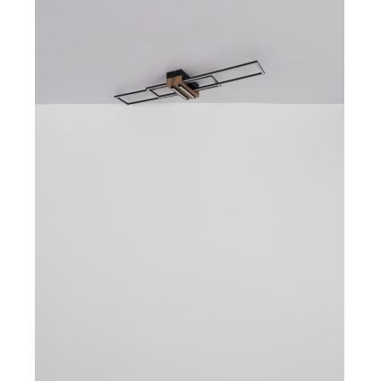 Globo - Φωτιστικό οροφής LED LED/40W/230V 3000K 25x100 cm μαύρο