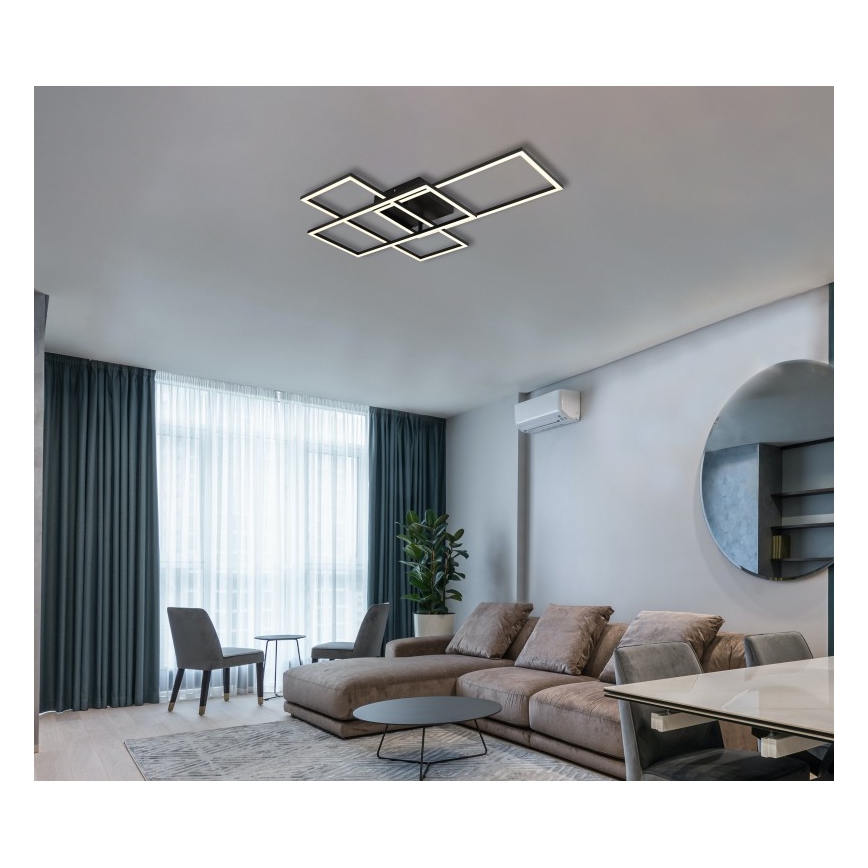 Globo - Ρυθμιζόμενο LED φωτιστικό οροφής LED/40W/230V 2700-6500K 51x74 εκ. Wi-Fi Tuya + τηλεχειριστήριο