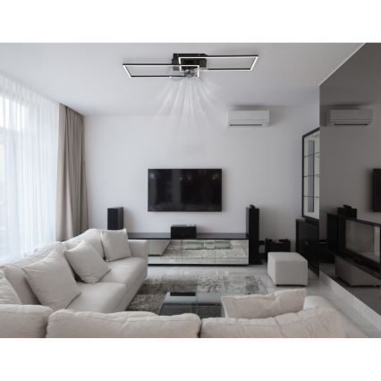 Globo - Ρυθμιζόμενο LED φωτιστικό οροφής με ανεμιστήρα LED/38W/230V 3000-6500K + τηλεχειριστήριο