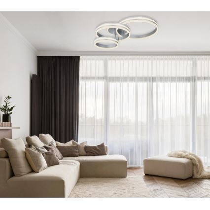 Globo - Ρυθμιζόμενο φωτιστικό οροφής LED/72W/230V 2700-6000K 60x80 cm + τηλεχειριστήριο