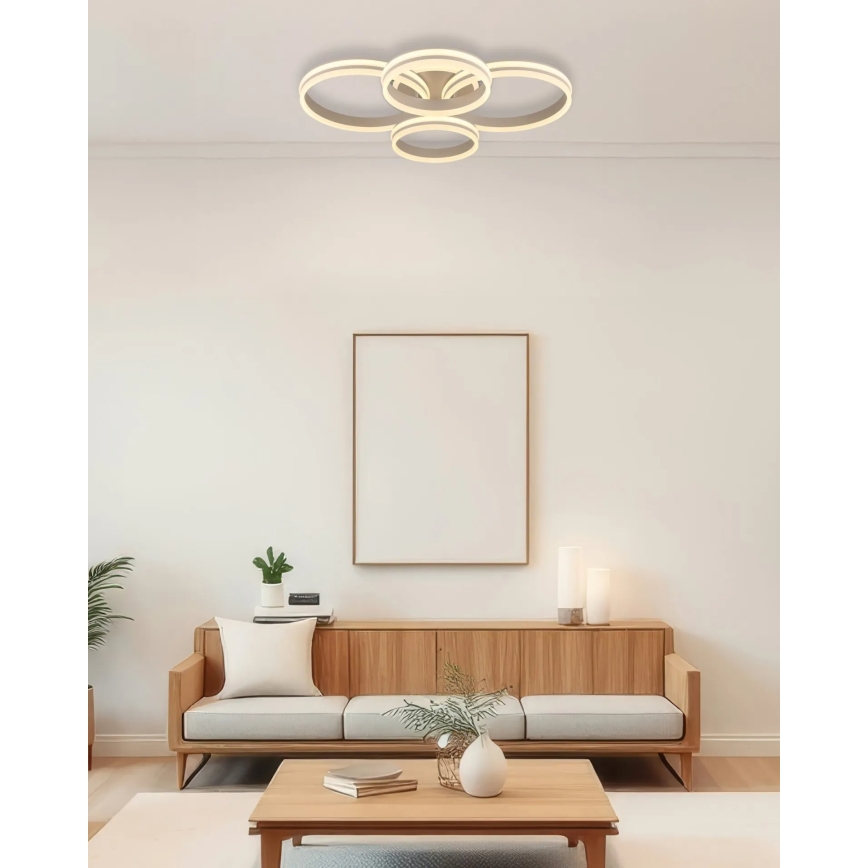 Globo - Ρυθμιζόμενο φωτιστικό οροφής LED/92W/230V 3000K 68x84,5 cm