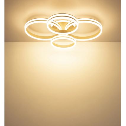 Globo - Ρυθμιζόμενο φωτιστικό οροφής LED/92W/230V 3000K 68x84,5 cm
