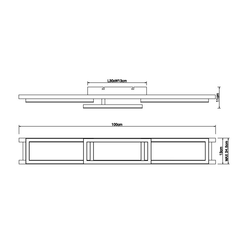 Globo - LED Dimmable φωτιστικό οροφής LED/30W/230V 2700-6500K + τηλεχειριστήριο