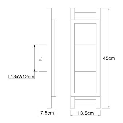 Globo - Φωτιστικό τοίχου LED LED/10W/230V