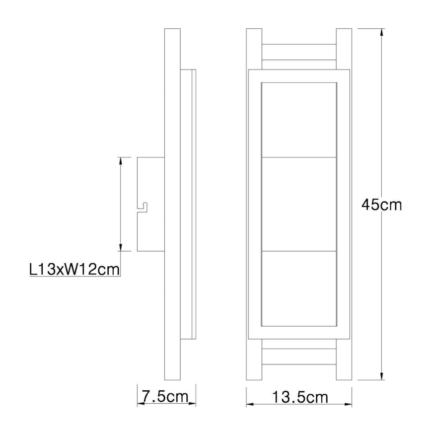 Globo - Φωτιστικό τοίχου LED LED/10W/230V