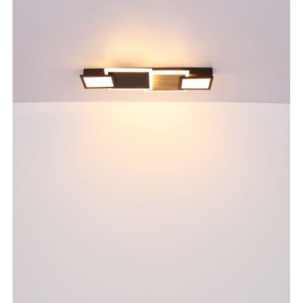 Globo 67279-30 - Φωτιστικό οροφής LED CAROLINE LED/30W/230V 25x71,5 cm μπεζ/μαύρο