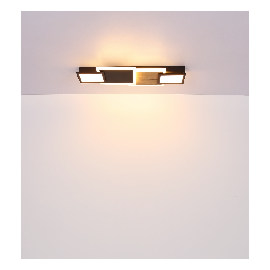 Globo 67279-30 - Φωτιστικό οροφής LED CAROLINE LED/30W/230V 25x71,5 cm μπεζ/μαύρο