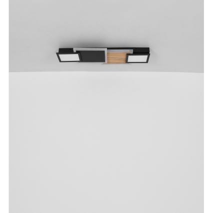 Globo 67279-30 - Φωτιστικό οροφής LED CAROLINE LED/30W/230V 25x71,5 cm μπεζ/μαύρο