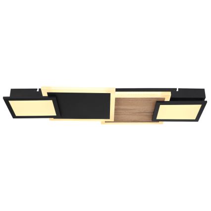 Globo 67279-30 - Φωτιστικό οροφής LED CAROLINE LED/30W/230V 25x71,5 cm μπεζ/μαύρο