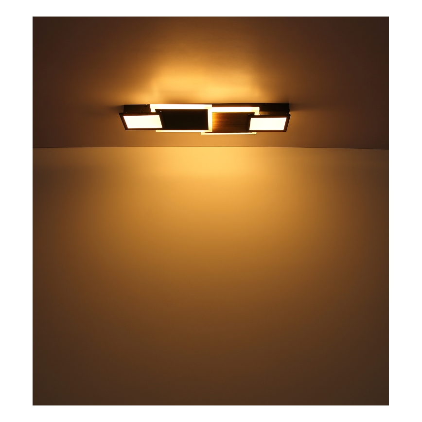 Globo 67279-30 - Φωτιστικό οροφής LED CAROLINE LED/30W/230V 25x71,5 cm μπεζ/μαύρο