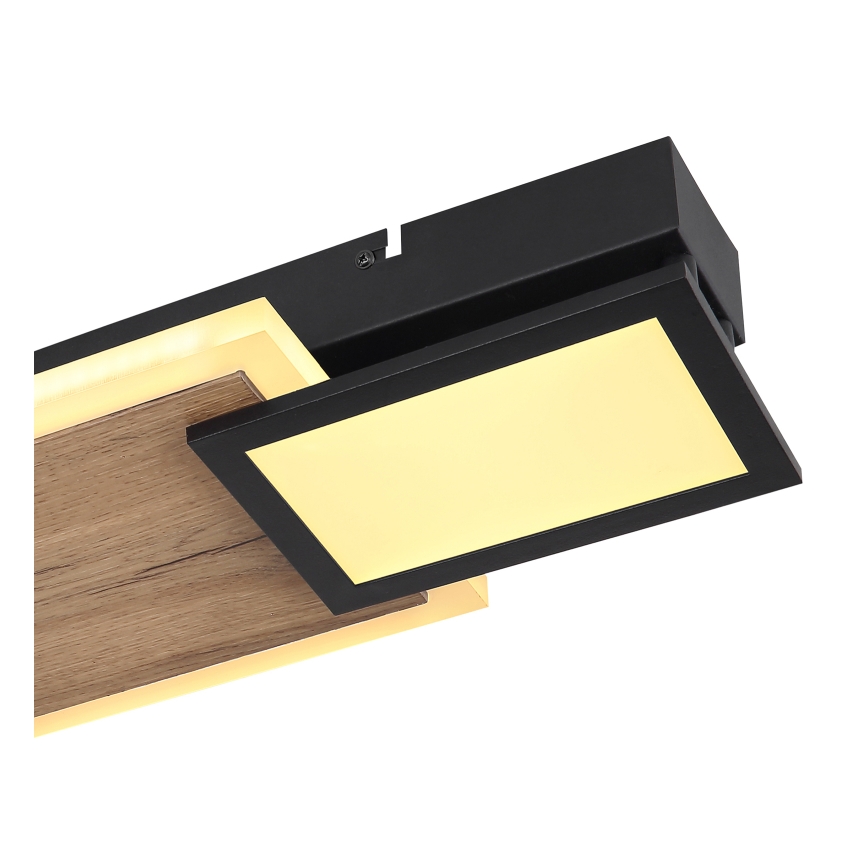 Globo 67279-30 - Φωτιστικό οροφής LED CAROLINE LED/30W/230V 25x71,5 cm μπεζ/μαύρο