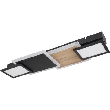 Globo 67279-30 - Φωτιστικό οροφής LED CAROLINE LED/30W/230V 25x71,5 cm μπεζ/μαύρο
