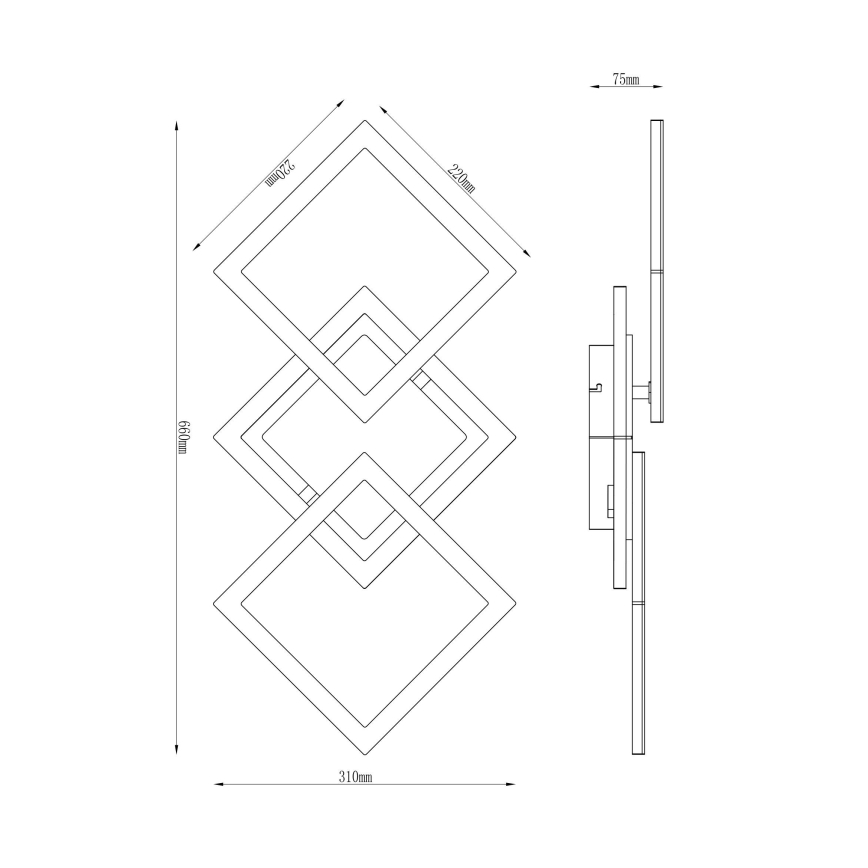 Globo  - LED Πλαφονιέρα οροφής LED/30W/230V
