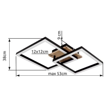 Globo - Φωτιστικό οροφής LED LED/18W/230V 3000K