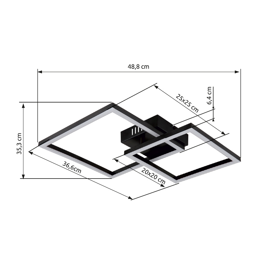 Globo - Φωτιστικό οροφής LED LED/20W/230V 3000K