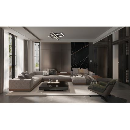 Globo - Φωτιστικό οροφής LED LED/24W/230V 4000K μαύρο