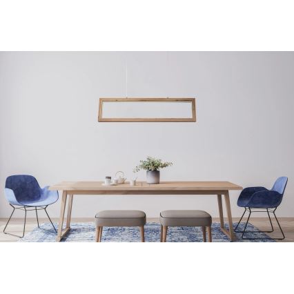 Globo 67287H - Κρεμαστό φωτιστικό με καλώδιο MANDERA LED/24W/230V καφέ