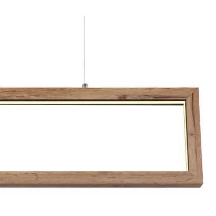 Globo 67287H - Κρεμαστό φωτιστικό με καλώδιο MANDERA LED/24W/230V καφέ