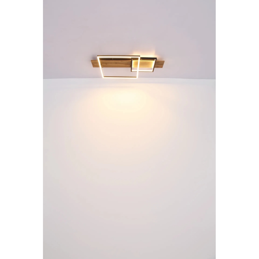 Globo 67289D1 - LED φωτιστικό οροφής VANNI LED/24W/230V 40x75 cm καφέ/μαύρο