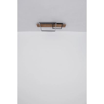 Globo 67289D1 - LED φωτιστικό οροφής VANNI LED/24W/230V 40x75 cm καφέ/μαύρο