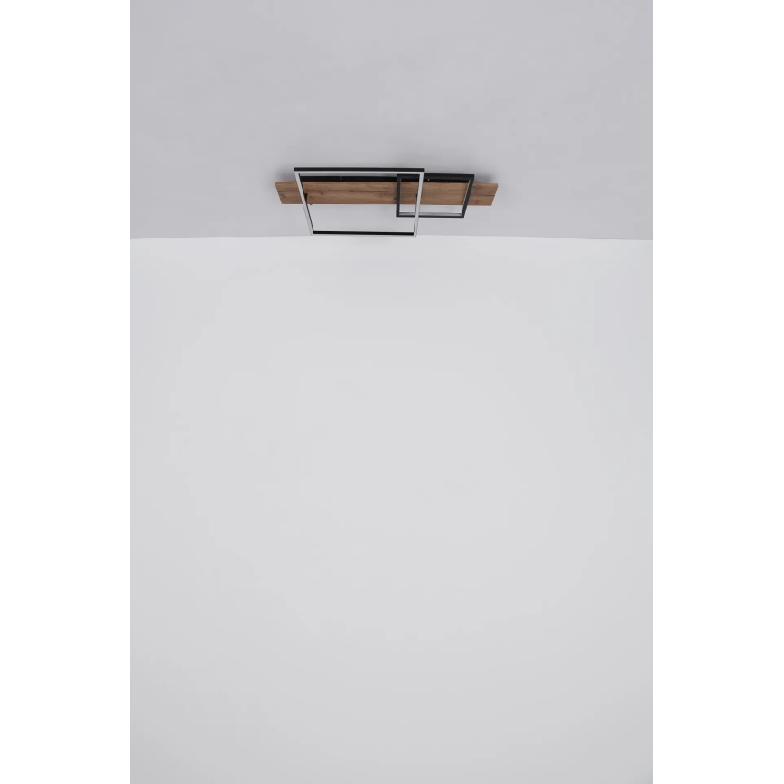 Globo 67289D1 - LED φωτιστικό οροφής VANNI LED/24W/230V 40x75 cm καφέ/μαύρο