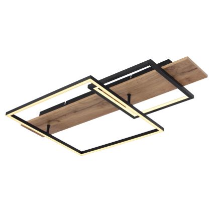 Globo 67289D1 - LED φωτιστικό οροφής VANNI LED/24W/230V 40x75 cm καφέ/μαύρο