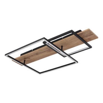 Globo 67289D1 - LED φωτιστικό οροφής VANNI LED/24W/230V 40x75 cm καφέ/μαύρο