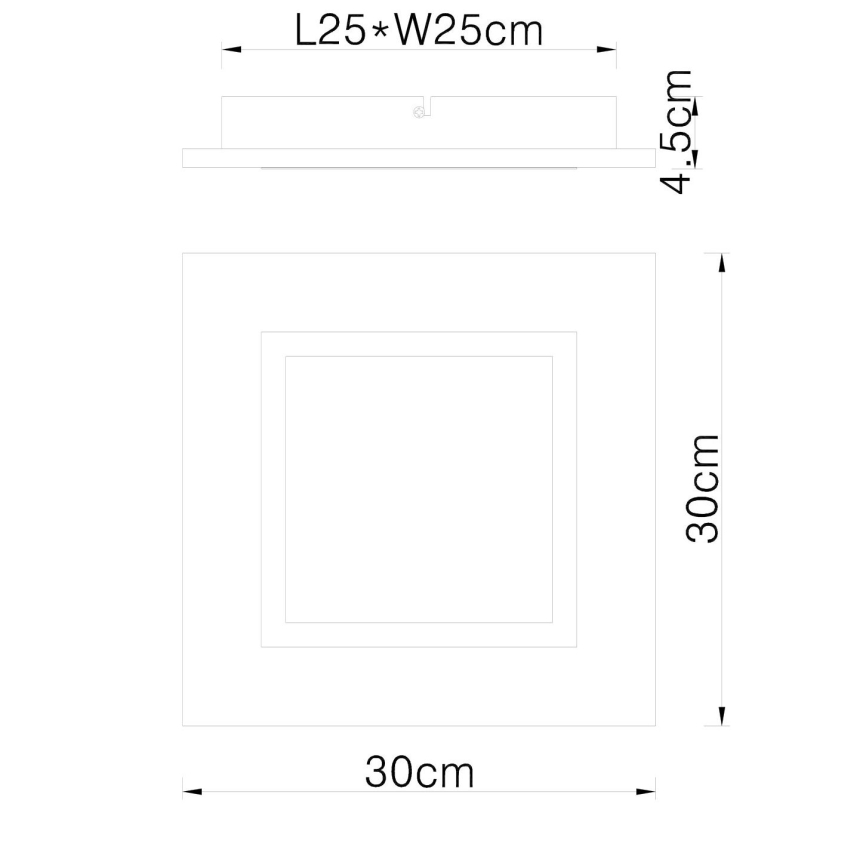 Globo - Φωτιστικό οροφής LED LED/12W/230V
