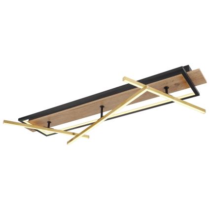 Globo 67296D2 - LED φωτιστικό οροφής BEATRIX LED/48W/230V 60,5x100 cm καφέ