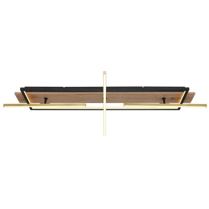 Globo 67296D2 - LED φωτιστικό οροφής BEATRIX LED/48W/230V 60,5x100 cm καφέ