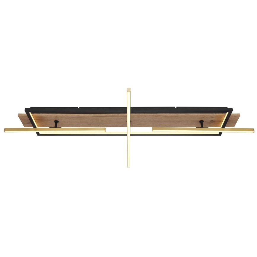 Globo 67296D2 - LED φωτιστικό οροφής BEATRIX LED/48W/230V 60,5x100 cm καφέ