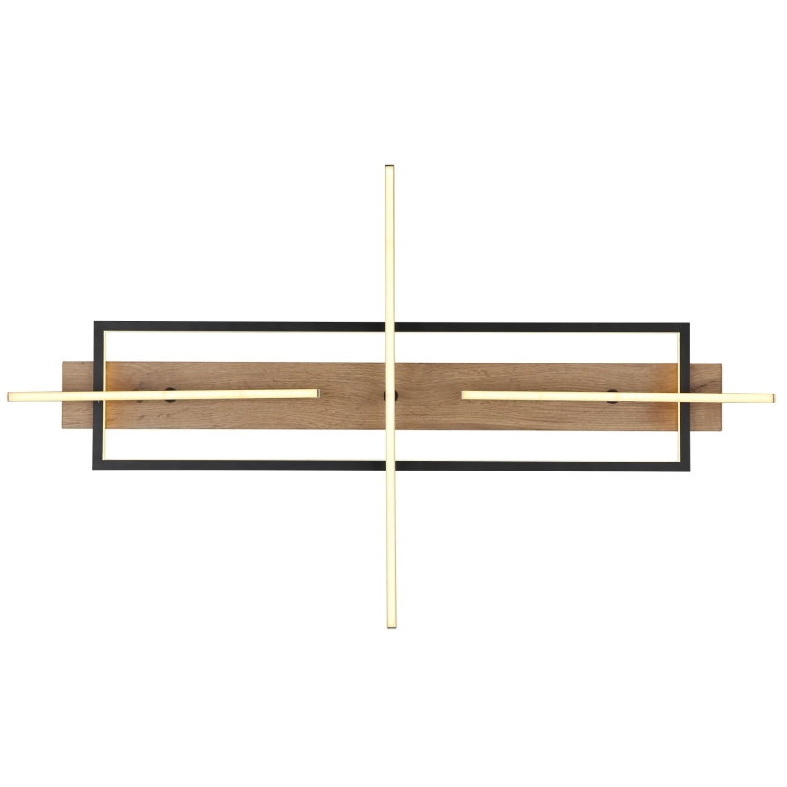 Globo 67296D2 - LED φωτιστικό οροφής BEATRIX LED/48W/230V 60,5x100 cm καφέ