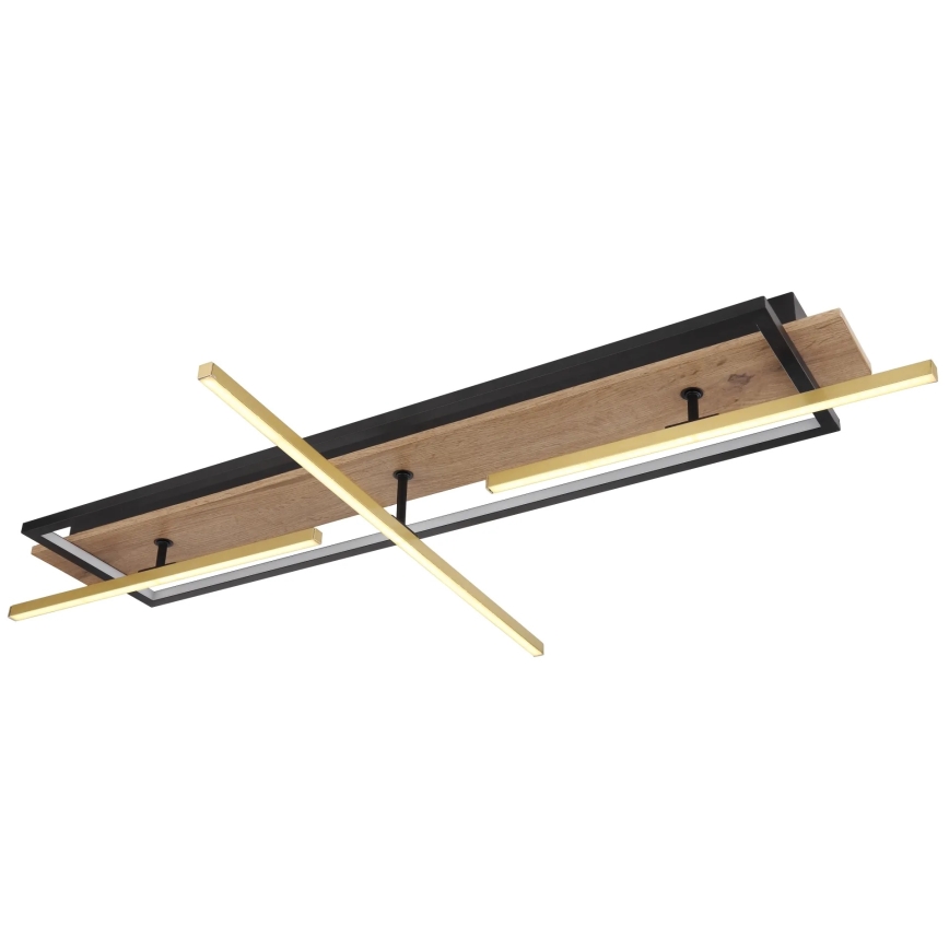 Globo 67296D2 - LED φωτιστικό οροφής BEATRIX LED/48W/230V 60,5x100 cm καφέ