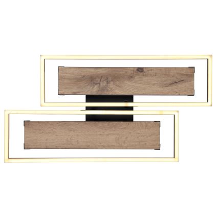 Globo 67299D1 - Φωτιστικό οροφής COLLI LED 48W/230V 52x60 cm καφέ/μαύρο