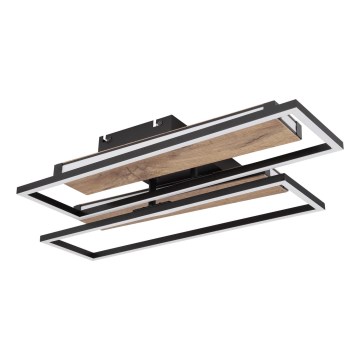 Globo 67299D1 - Φωτιστικό οροφής COLLI LED 48W/230V 52x60 cm καφέ/μαύρο