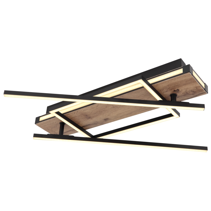 Globo 67299D3 - Φωτιστικό οροφής LED COLLI LED/40W/230V 88x120 cm μπεζ/μαύρο