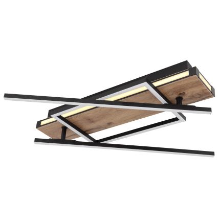 Globo 67299D3 - Φωτιστικό οροφής LED COLLI LED/40W/230V 88x120 cm μπεζ/μαύρο