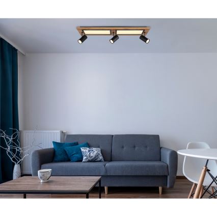 Globo - LED Σποτ LED/24W/230V + 3xGU10/5W