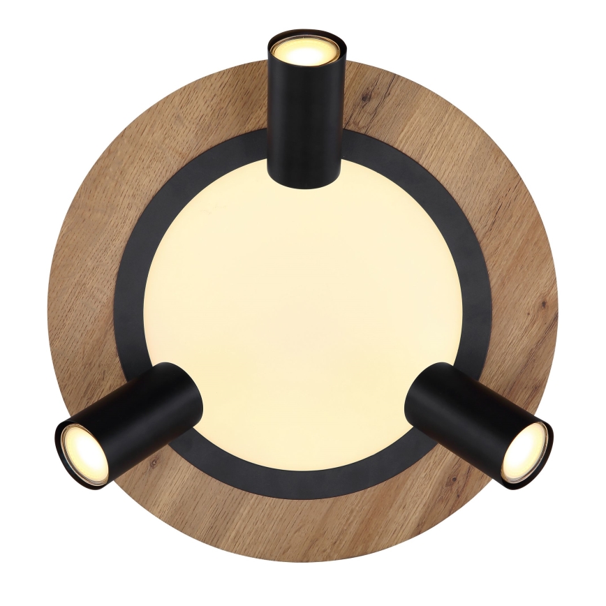 Globo - LED Σποτ 3xGU10/5W/230V + LED/15W/230V