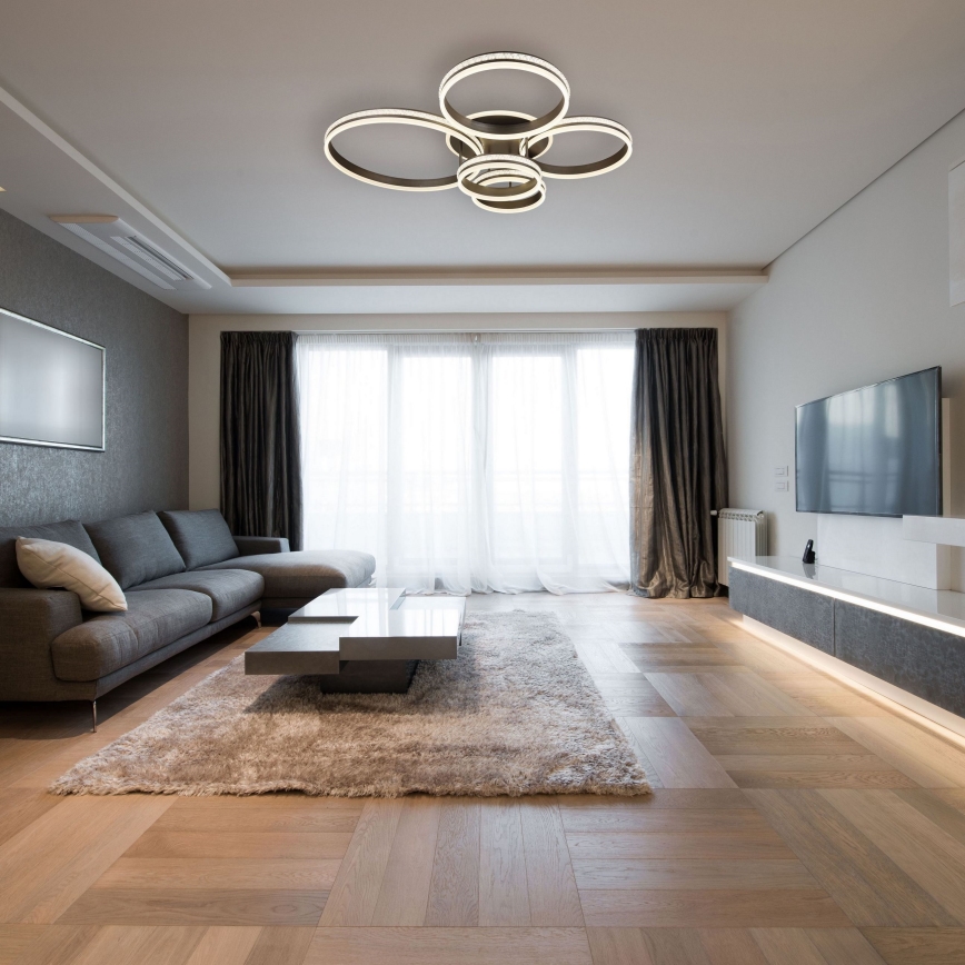 Globo - LED Dimmable φωτιστικό οροφής LED/120W/230V 2700K-6000K + τηλεχειριστήριο