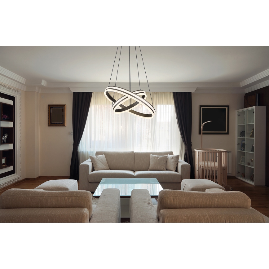 Globo - Led Dimmable κρεμαστό φωτιστικό οροφής LED/60W/230V 2700K-6000K + τηλεχειριστήριο