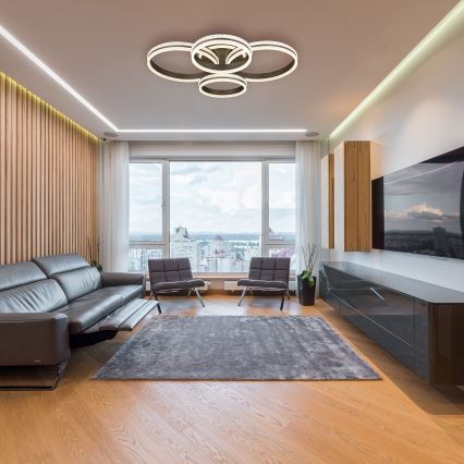 Globo - LED Dimmable φωτιστικό οροφής LED/90W/230V 2700K-6000K + τηλεχειριστήριο