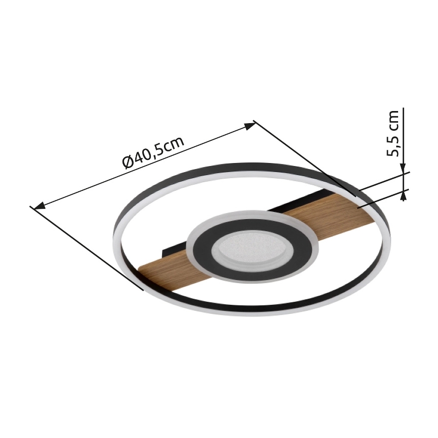 Globo - Φωτιστικό οροφής LED LED/24W/230V
