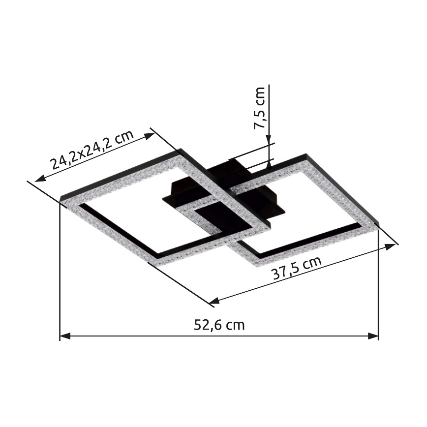 Globo - Φωτιστικό οροφής LED LED/20W/230V