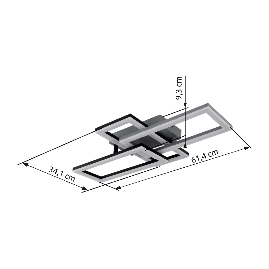 Globo - Φωτιστικό οροφής LED LED/24W/230V